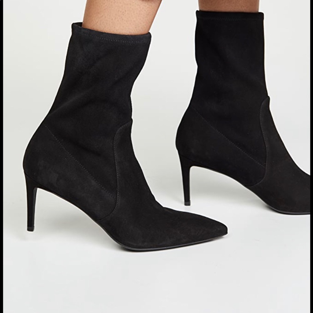 BRAND NEW STUART WEITZMAN ANKLE SUEDE BOOTS